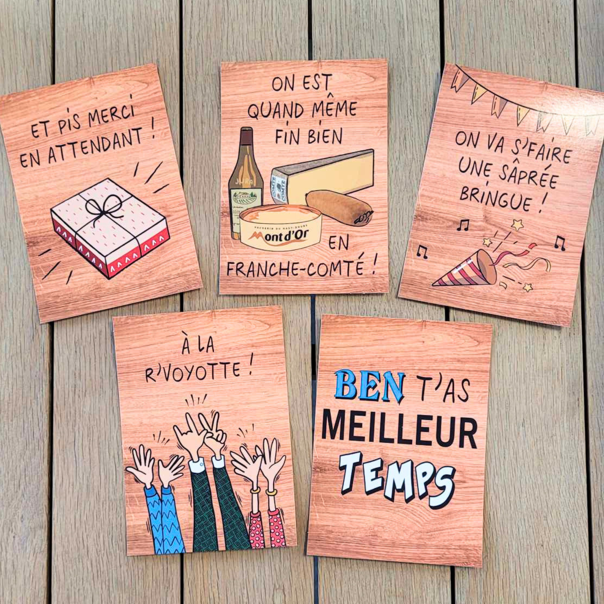 CARTES POSTALES Moi j'parle le comtois !... CARTES POSTALES Moi j'parle le comtois !...