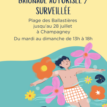 BAIGNADE AUX BALLASTIÈRES